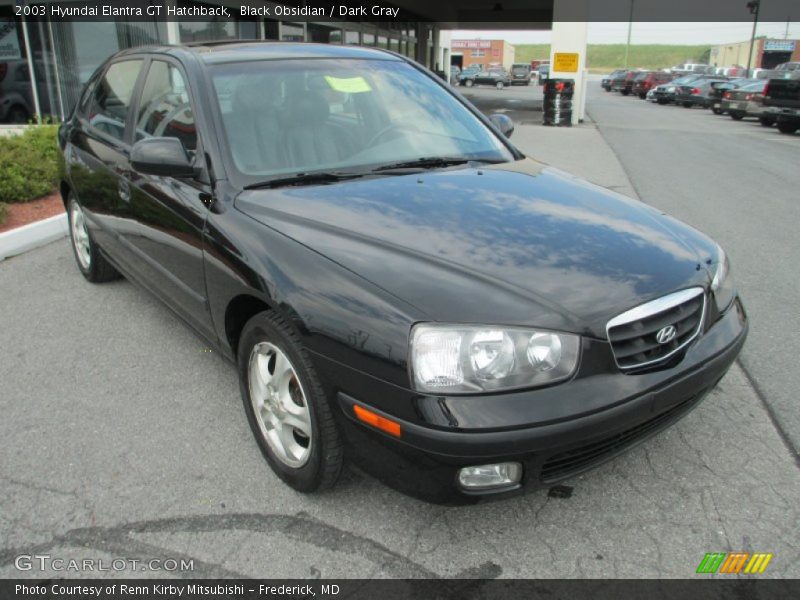 Front 3/4 View of 2003 Elantra GT Hatchback