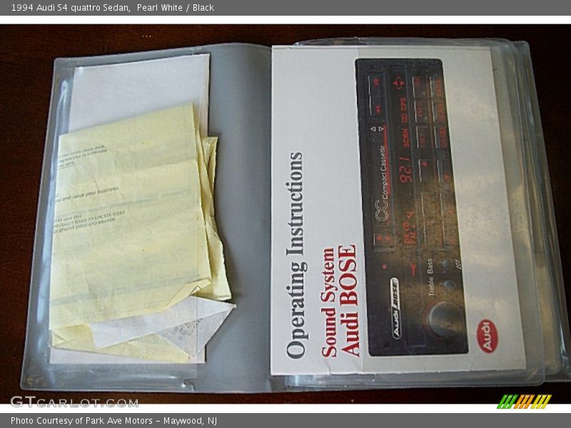 Books/Manuals of 1994 S4 quattro Sedan