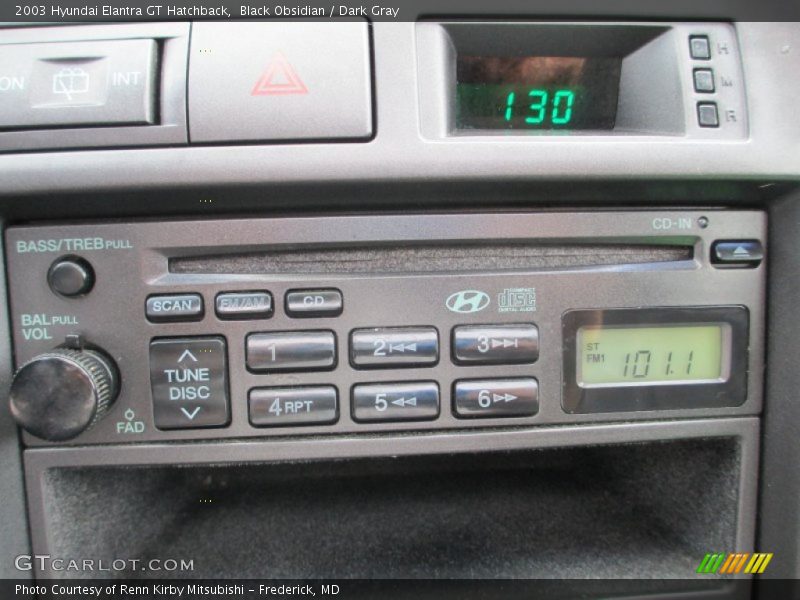 Audio System of 2003 Elantra GT Hatchback