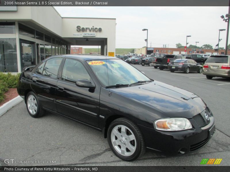 Blackout / Charcoal 2006 Nissan Sentra 1.8 S Special Edition
