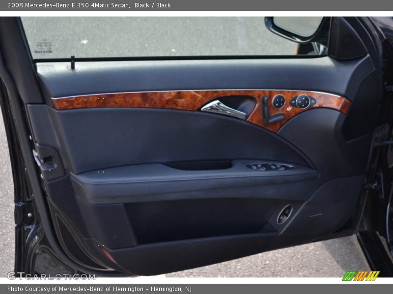 Black / Black 2008 Mercedes-Benz E 350 4Matic Sedan