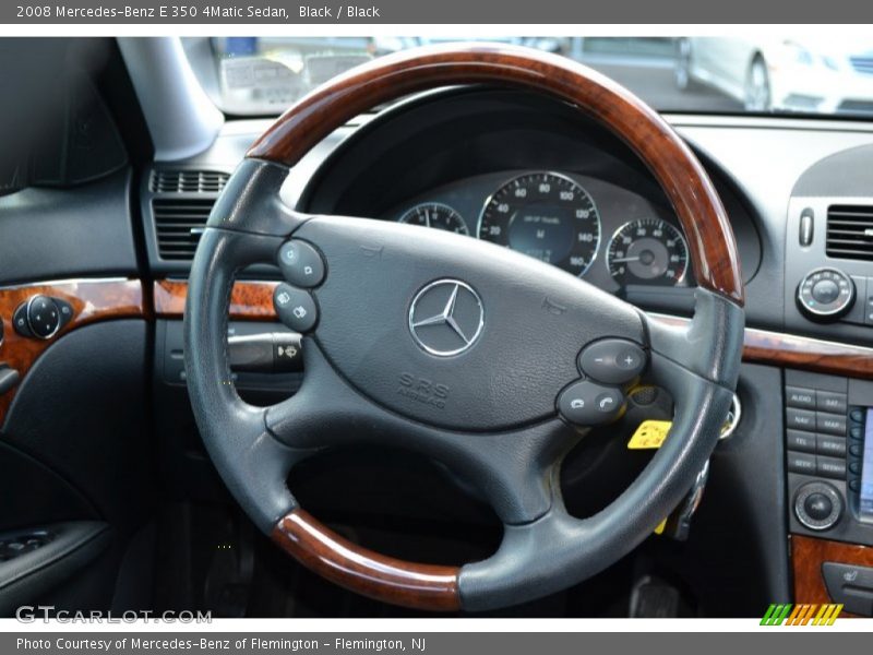 Black / Black 2008 Mercedes-Benz E 350 4Matic Sedan