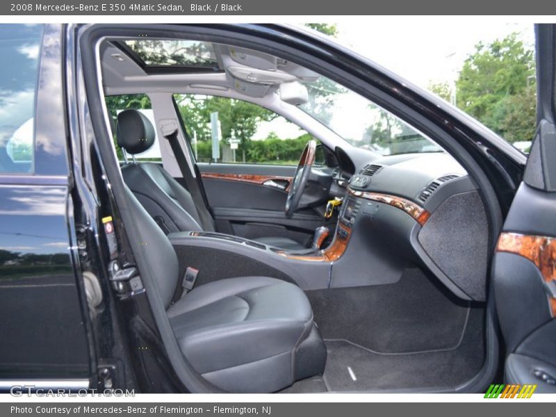Black / Black 2008 Mercedes-Benz E 350 4Matic Sedan