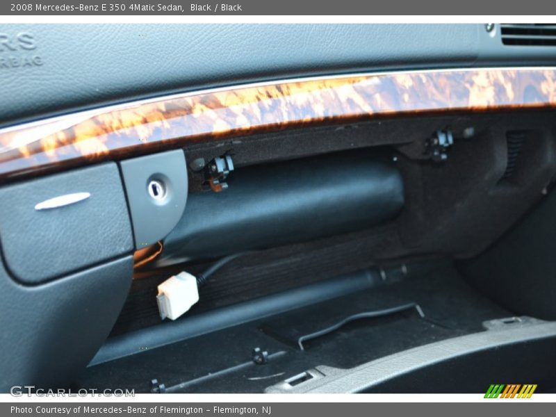 Black / Black 2008 Mercedes-Benz E 350 4Matic Sedan