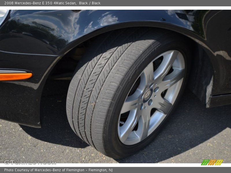 Black / Black 2008 Mercedes-Benz E 350 4Matic Sedan