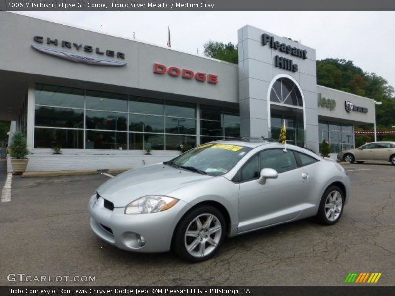 Liquid Silver Metallic / Medium Gray 2006 Mitsubishi Eclipse GT Coupe