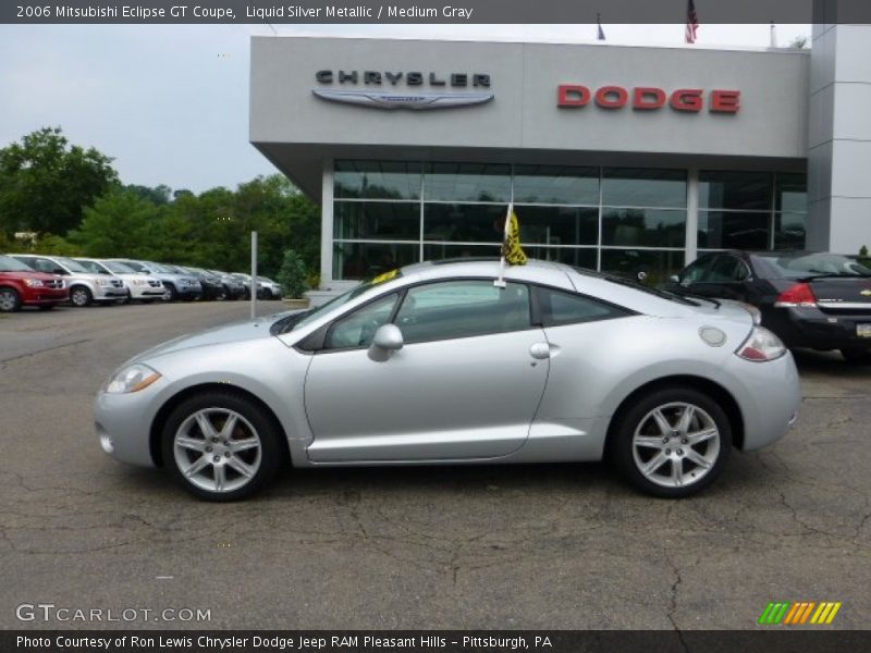 Liquid Silver Metallic / Medium Gray 2006 Mitsubishi Eclipse GT Coupe
