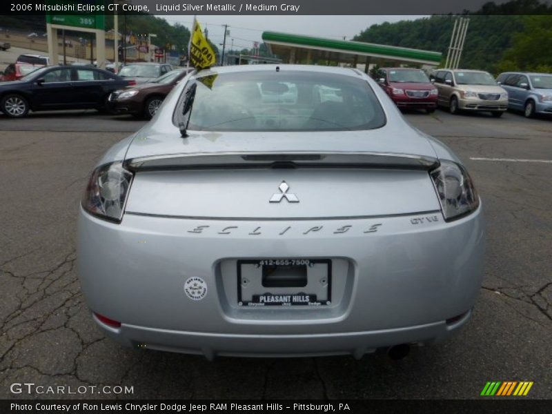 Liquid Silver Metallic / Medium Gray 2006 Mitsubishi Eclipse GT Coupe