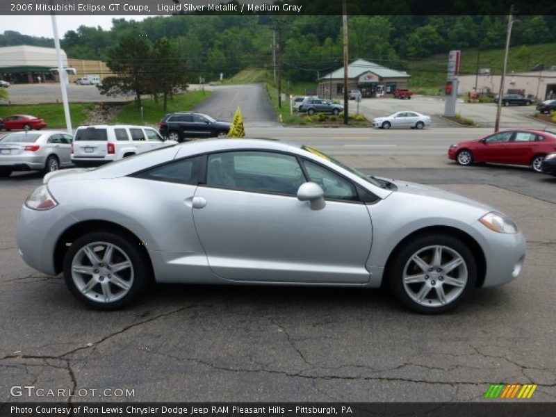 Liquid Silver Metallic / Medium Gray 2006 Mitsubishi Eclipse GT Coupe