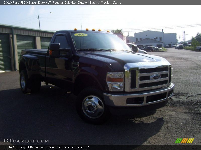 Black / Medium Stone 2010 Ford F350 Super Duty XLT Regular Cab 4x4 Dually