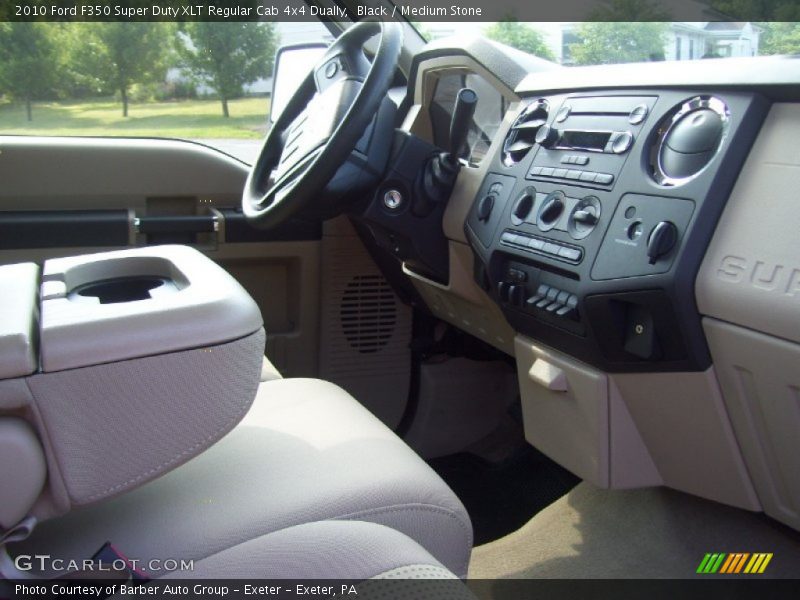 Black / Medium Stone 2010 Ford F350 Super Duty XLT Regular Cab 4x4 Dually
