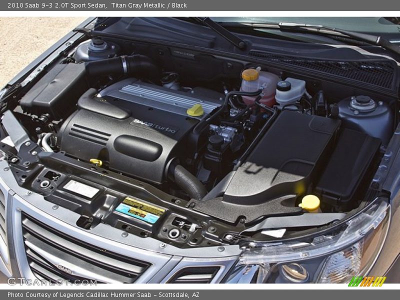  2010 9-3 2.0T Sport Sedan Engine - 2.0 Liter Turbocharged DOHC 16-Valve V6