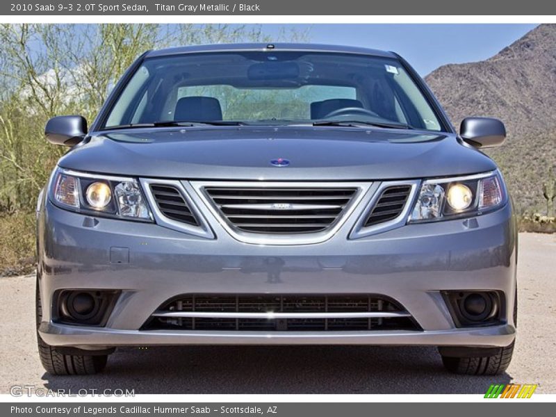 Titan Gray Metallic / Black 2010 Saab 9-3 2.0T Sport Sedan