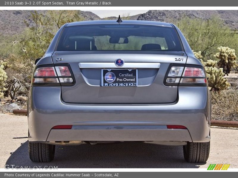Titan Gray Metallic / Black 2010 Saab 9-3 2.0T Sport Sedan