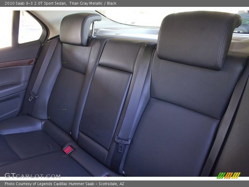 Rear Seat of 2010 9-3 2.0T Sport Sedan