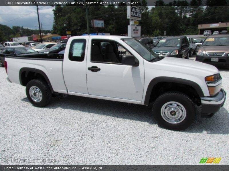 2007 Colorado LS Extended Cab 4x4 Summit White