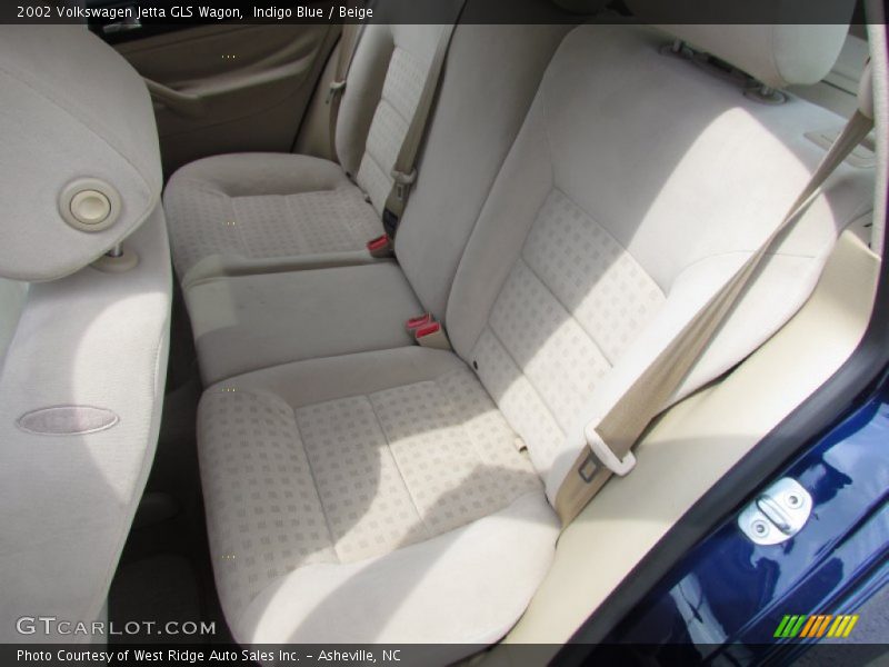Rear Seat of 2002 Jetta GLS Wagon