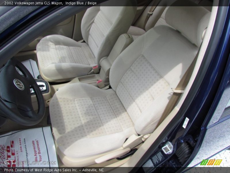 Front Seat of 2002 Jetta GLS Wagon