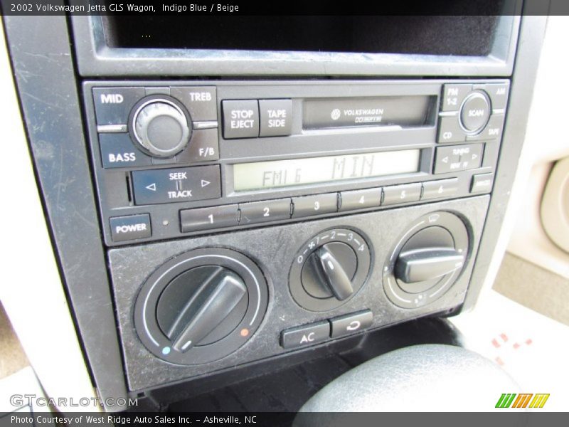 Controls of 2002 Jetta GLS Wagon
