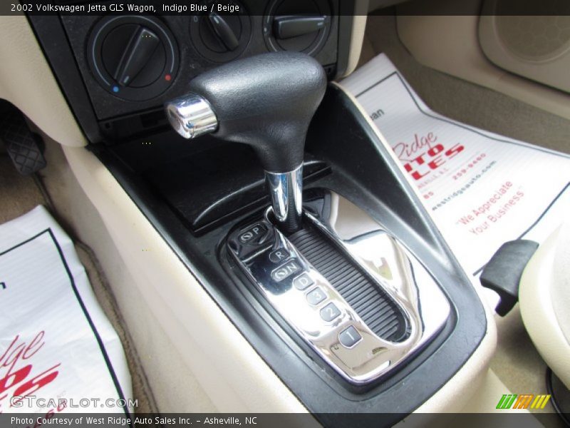  2002 Jetta GLS Wagon 4 Speed Automatic Shifter