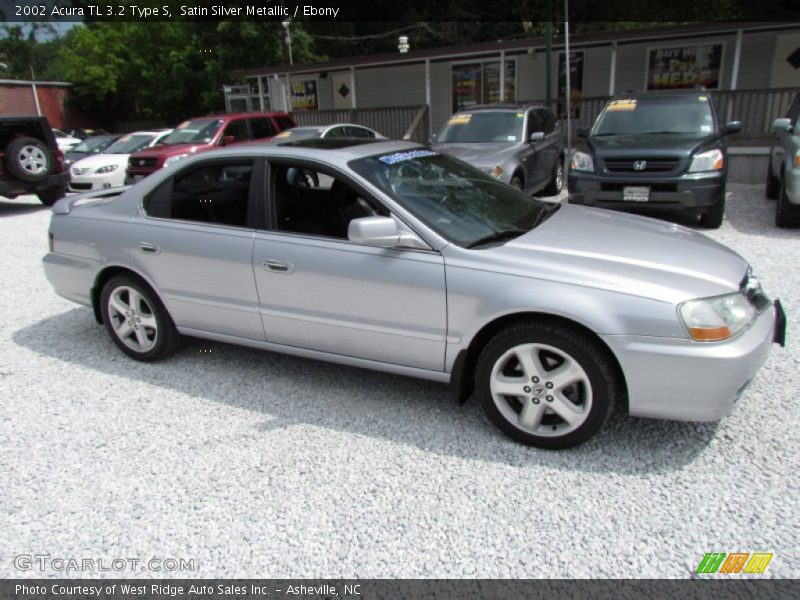 Satin Silver Metallic / Ebony 2002 Acura TL 3.2 Type S
