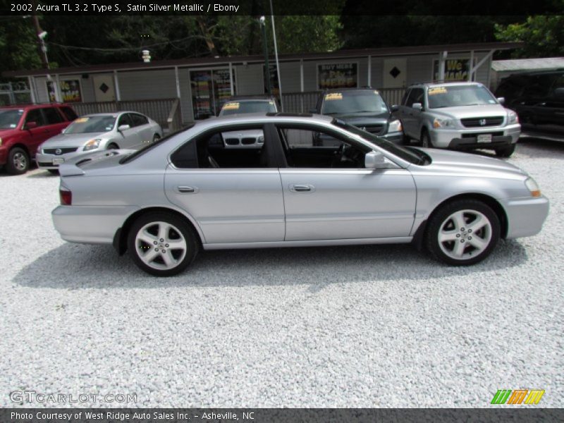 Satin Silver Metallic / Ebony 2002 Acura TL 3.2 Type S