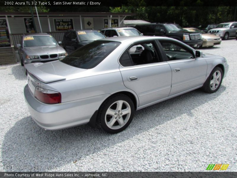 Satin Silver Metallic / Ebony 2002 Acura TL 3.2 Type S