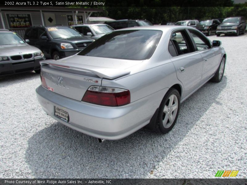 Satin Silver Metallic / Ebony 2002 Acura TL 3.2 Type S