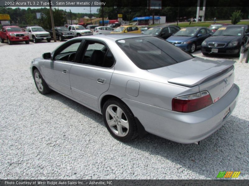 Satin Silver Metallic / Ebony 2002 Acura TL 3.2 Type S