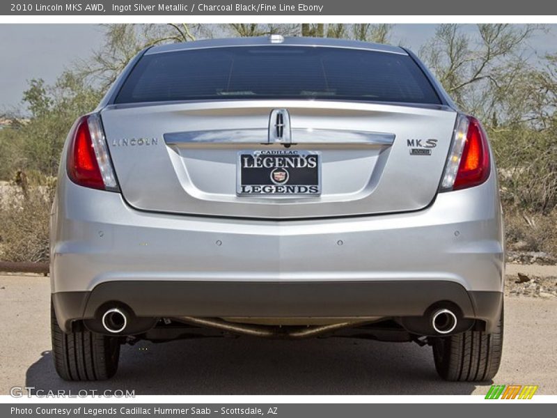 Ingot Silver Metallic / Charcoal Black/Fine Line Ebony 2010 Lincoln MKS AWD
