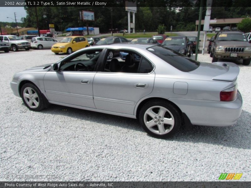 Satin Silver Metallic / Ebony 2002 Acura TL 3.2 Type S