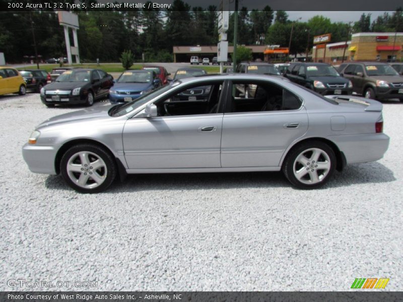 Satin Silver Metallic / Ebony 2002 Acura TL 3.2 Type S