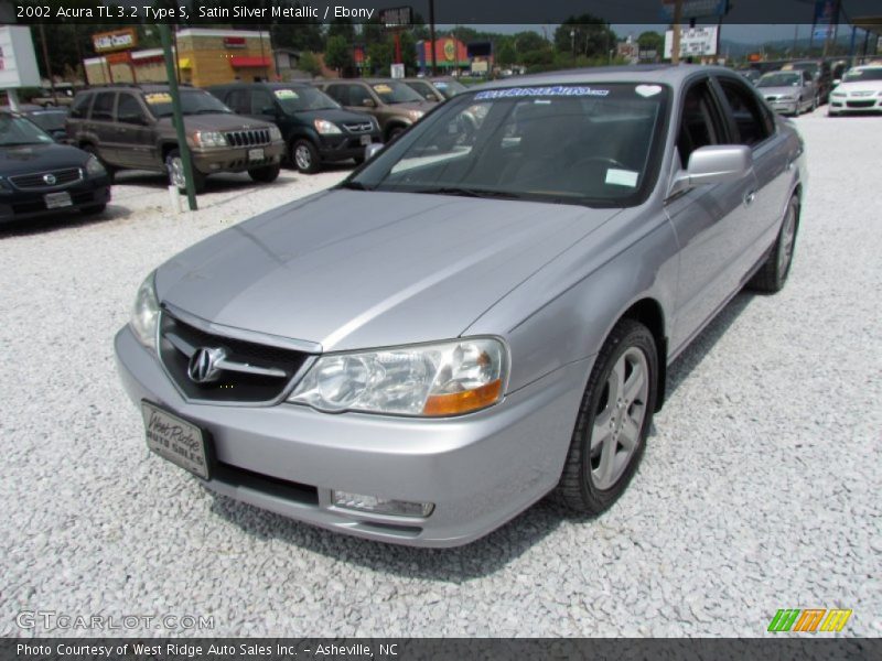 Satin Silver Metallic / Ebony 2002 Acura TL 3.2 Type S