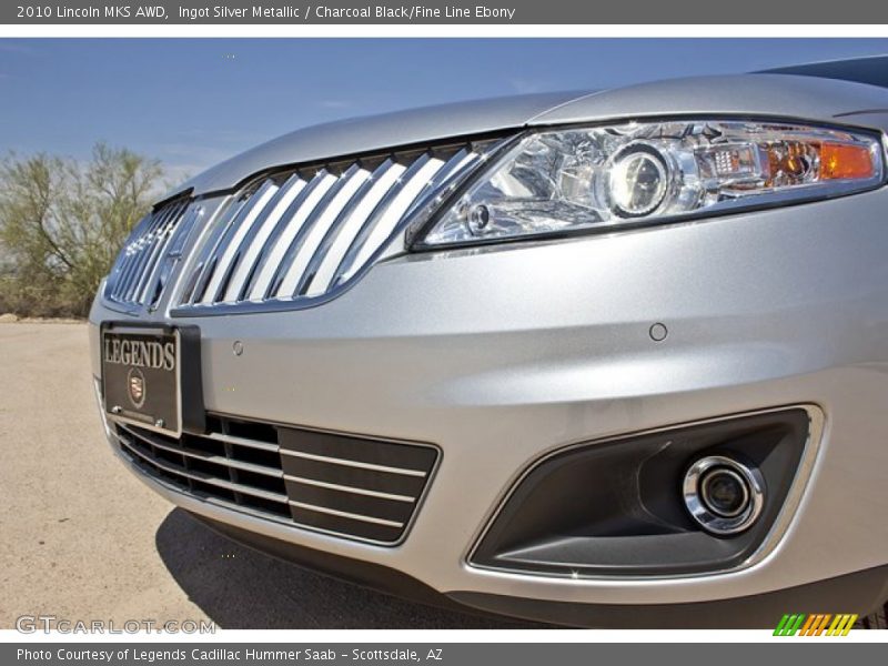 Ingot Silver Metallic / Charcoal Black/Fine Line Ebony 2010 Lincoln MKS AWD