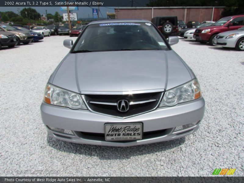 Satin Silver Metallic / Ebony 2002 Acura TL 3.2 Type S