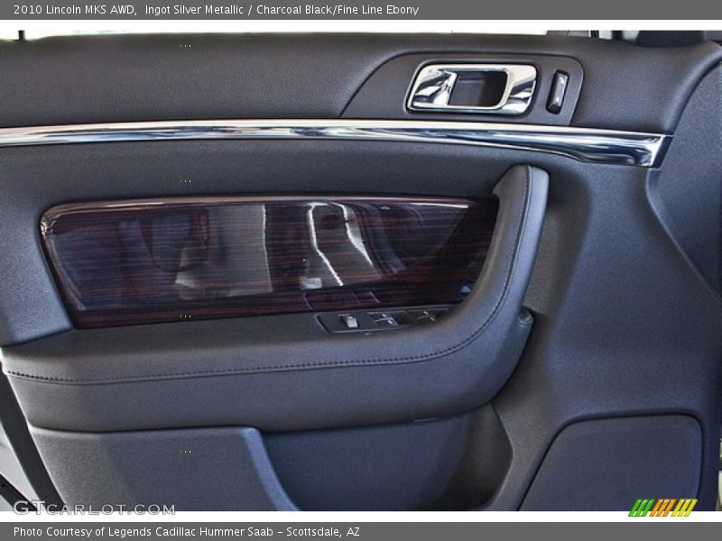 Ingot Silver Metallic / Charcoal Black/Fine Line Ebony 2010 Lincoln MKS AWD