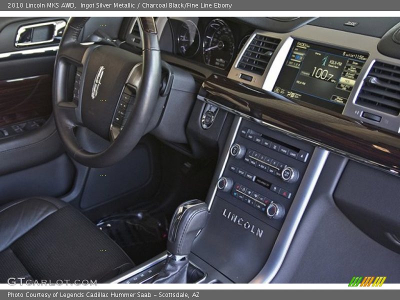 Ingot Silver Metallic / Charcoal Black/Fine Line Ebony 2010 Lincoln MKS AWD