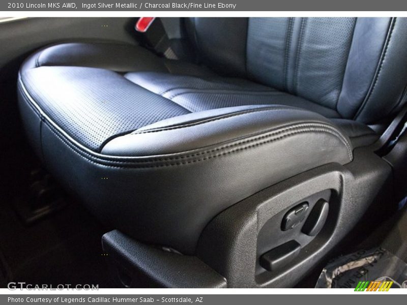 Ingot Silver Metallic / Charcoal Black/Fine Line Ebony 2010 Lincoln MKS AWD