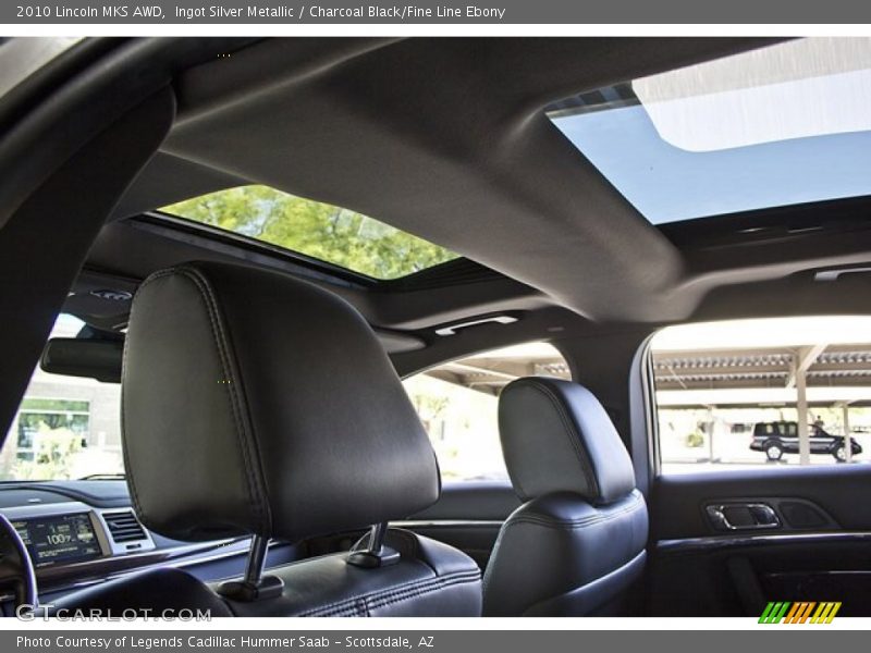 Ingot Silver Metallic / Charcoal Black/Fine Line Ebony 2010 Lincoln MKS AWD