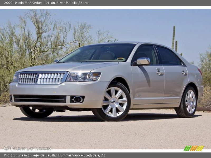 Brilliant Silver Metallic / Sand 2009 Lincoln MKZ Sedan