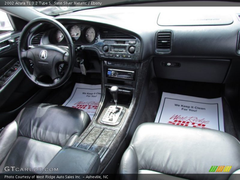 Satin Silver Metallic / Ebony 2002 Acura TL 3.2 Type S