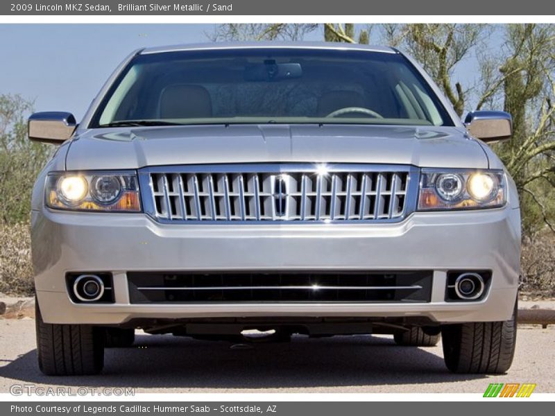 Brilliant Silver Metallic / Sand 2009 Lincoln MKZ Sedan