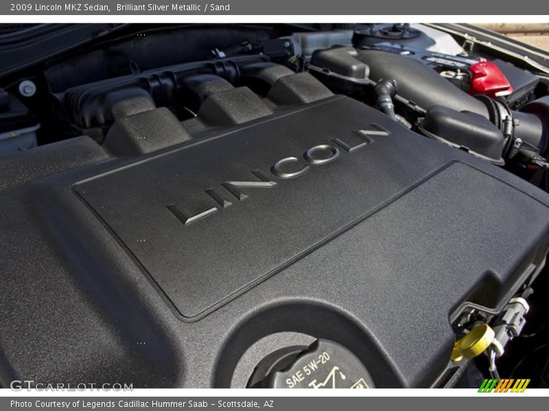 Brilliant Silver Metallic / Sand 2009 Lincoln MKZ Sedan