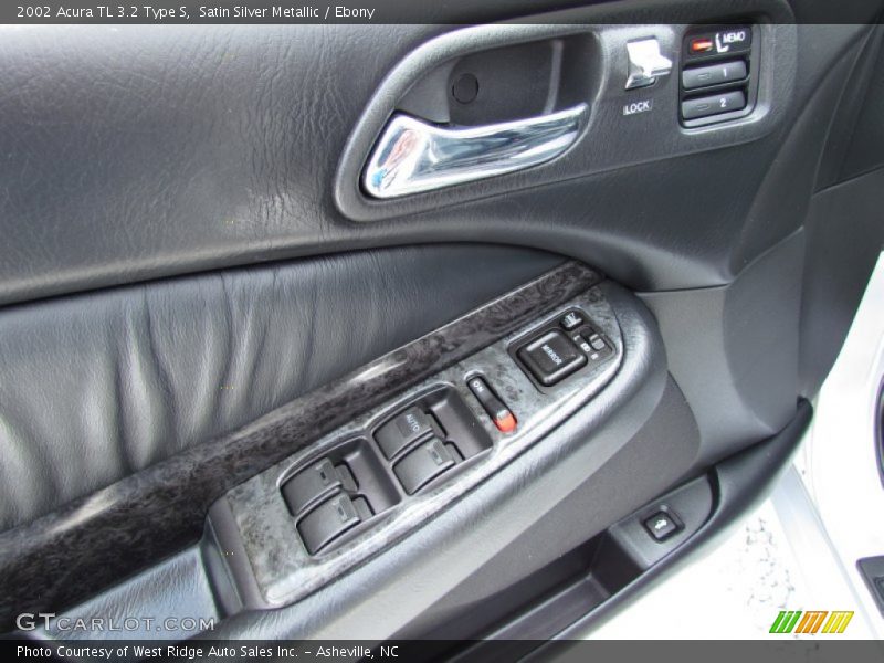 Satin Silver Metallic / Ebony 2002 Acura TL 3.2 Type S