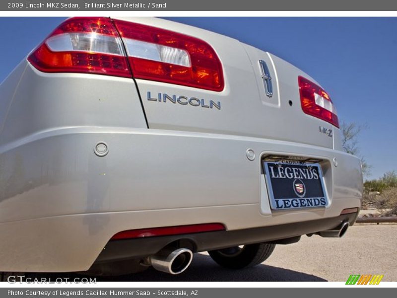 Brilliant Silver Metallic / Sand 2009 Lincoln MKZ Sedan