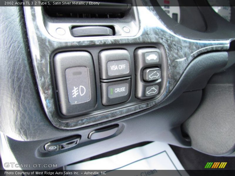 Satin Silver Metallic / Ebony 2002 Acura TL 3.2 Type S