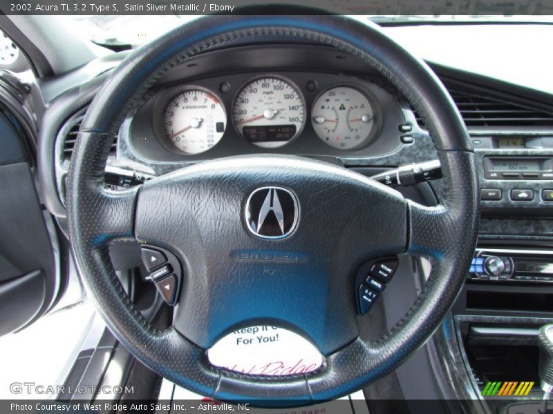 Satin Silver Metallic / Ebony 2002 Acura TL 3.2 Type S