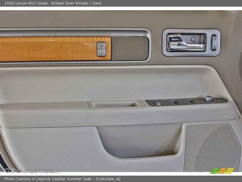 Brilliant Silver Metallic / Sand 2009 Lincoln MKZ Sedan