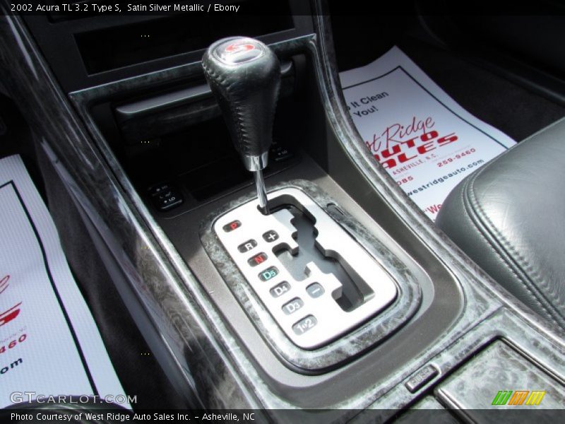Satin Silver Metallic / Ebony 2002 Acura TL 3.2 Type S