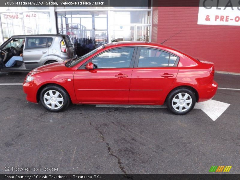 Velocity Red Mica / Black 2006 Mazda MAZDA3 i Sedan